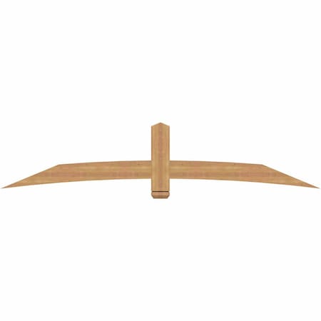 Ekena Millwork Bellingham Timber Gable Bracket, Western Red Cedar, 96"W x 20"H x 1 1/2"D x 5 1/2"F, 5/12 Pitch GBW096X20X0206BEL00SWR